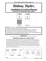 Halsey Taylor HTHB8 (LR).- Owner's manual