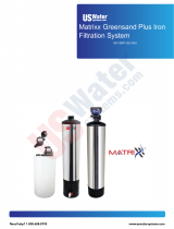 US Water Matrixx Greensand Filter User manual