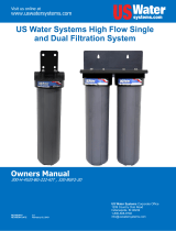 US Water Single And Dual Filter Housing User manual