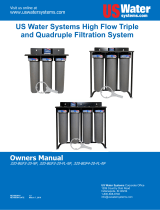 US Water Triple And Quad Filter System User manual