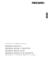 RECARO Monza Nova 2 Owner's manual