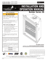 Continental Fireplaces CB36NTR Owner's manual