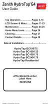Zenith HydroTap G4 Series User manual