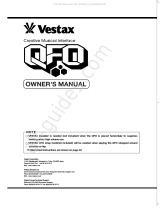 Vestax QFO Owner's manual