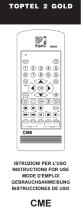 CME TOPTEL 2 GOLD Owner's manual