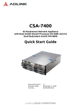 ADLINK Technology CSA-7400 Quick start guide