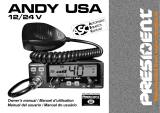 PRESIDENT Andy USA Owner's manual