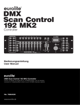 EuroLite DMX Scan Control 192 MK2 User manual