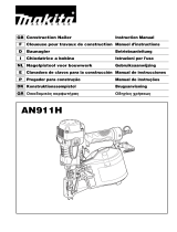 Makita AN911 Owner's manual