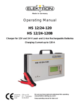 Elektron HS12/24-120B Owner's manual