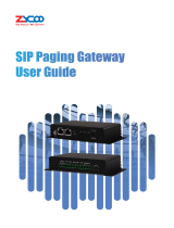 Zycoo X30 SIP Paging Gateway User guide