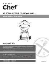 Master Chef Portable 18-In Charcoal Kettle BBQ Grill User manual