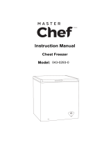 Master Chef Energy Star Chest  User manual