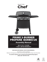 Master Chef Prime 3-Burner Propane  User manual