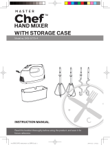 Master Chef 5 Variable Speed  User manual