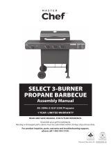 Master Chef Select 3-Burner Assembly Manual
