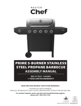 Master Chef Prime 5-Burner Stainless Steel User manual