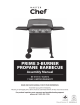 Master Chef Prime 3-Burner Assembly Manual