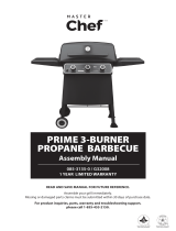 Master Chef Prime 3-Burner Propane  Owner's manual