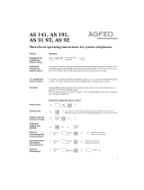 AGFEO AS 140/AS 141 Quick Manual