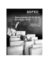 AGFEO Profi AS 40 User manual