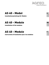 AGFEO AS 40 - Modul Installation guide