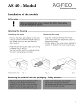 AGFEO AS 40 - Modul Installation guide