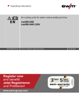 EWM cool50 U40 115V Operating Instructions Manual