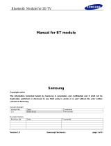 Samsung Electronics A3LWIBT20 User manual