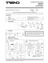 Trend IQ251 Installation Instructions Manual