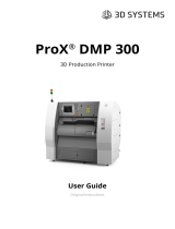 3D Systems ProX DMP 300 User manual