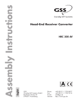 GSS HRC 300 AV Assembly Instructions Manual