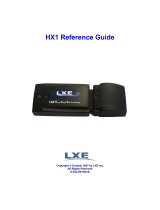 LXE HX1 Reference guide