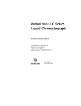 Varian 900-LC Series Getting Started Manual