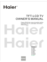 Haier HL32R1 - R-Series - 31.5" LCD TV Owner's manual