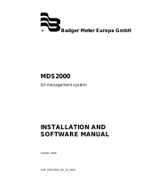Badger Meter MDS 2000 Installation And Software Manual