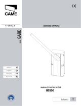 CAME GARD series Installation guide