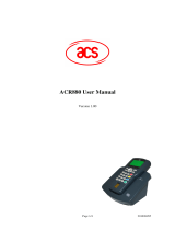 Advanced Card Systems ACR880 User manual