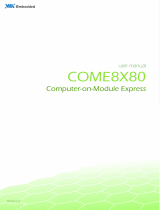 VIA Technologies COME8X80 User manual