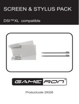 GAMERON SCREEN STYLUS PACK DSI XL COMPATIBLE Owner's manual