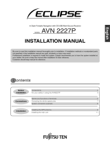Eclipse AVN 2227P Owner's manual