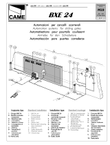 CAME BX Series User manual