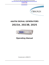 Aeroflex 2025 Operating instructions
