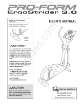 Pro-Form SR 30 User manual