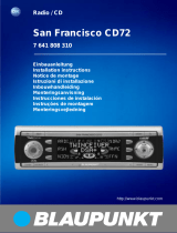 Blaupunkt cd 72 san franci Owner's manual