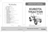 Kubota M8560 User manual