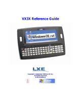 LXE VX3X Reference guide