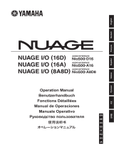 Yamaha NUAGE I/O (16D/16A/8A8D) Owner's manual