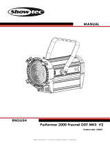 SHOWTEC Performer 2000 Fresnel DDT MKII V2 User manual