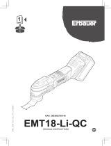 Erbauer EMT18-Li-QC Original Instructions Manual
